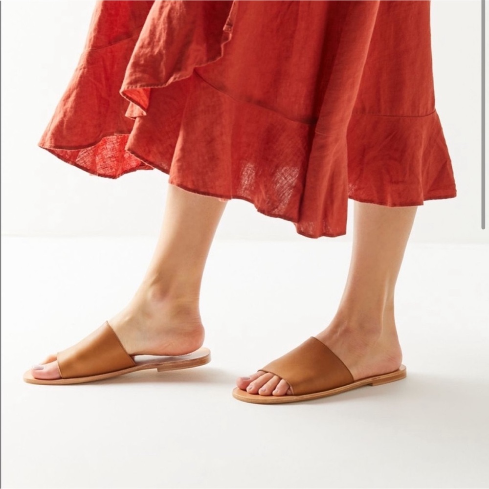 Urban Outfitters Soft Leather Slide Sandal